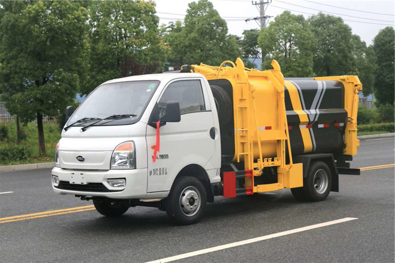 國六凱馬3方側(cè)裝壓縮垃圾車